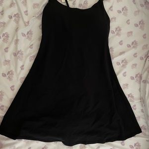halara everyday 2-in-1 activity dress - black NWT